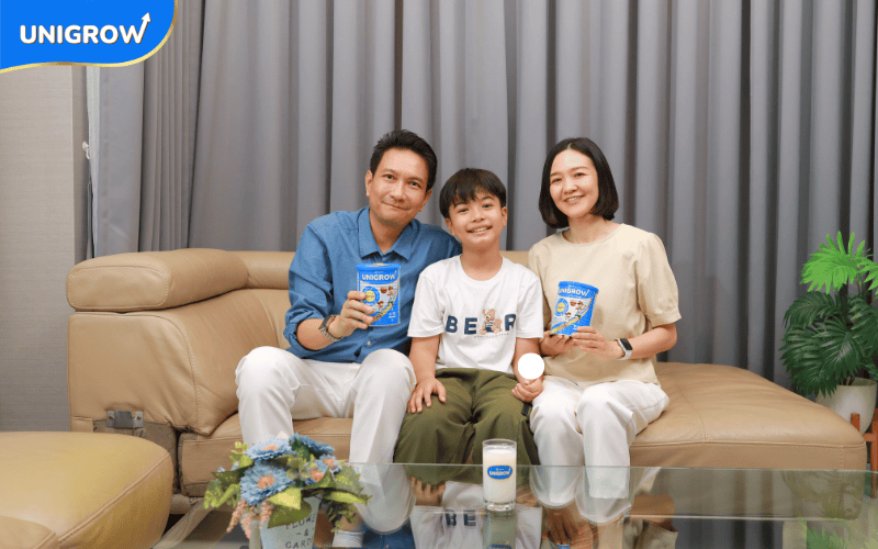 ดื่ม UniGrow วันละ 2 แก้ว เพื่อเสริมความสูงของเด็ก