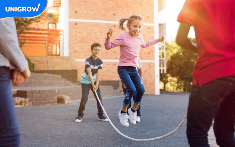 ด็กควรกระโดดเชือกอย่างน้อยวันละ 15 นาที