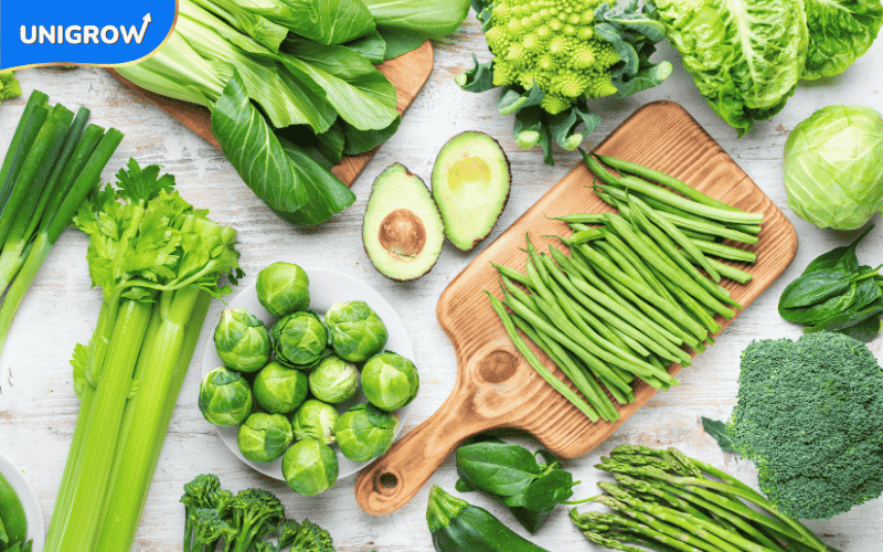 ให้เด็กกินผักใบเขียวทุกวัน