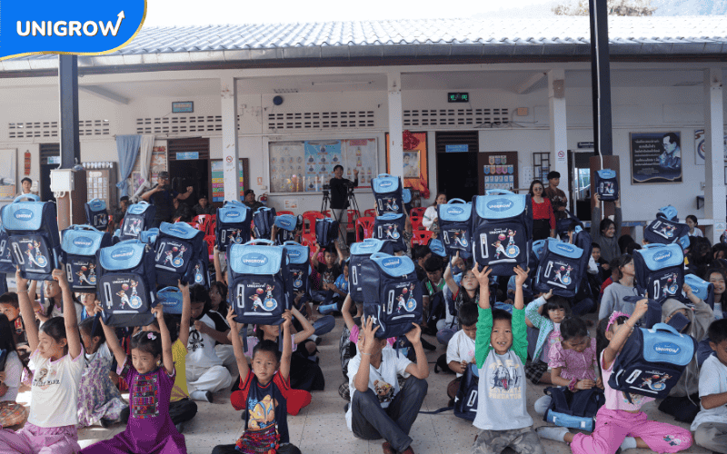 ภารกิจในการมอบโภชนาการ ส่งต่อความรักจาก UniGrow