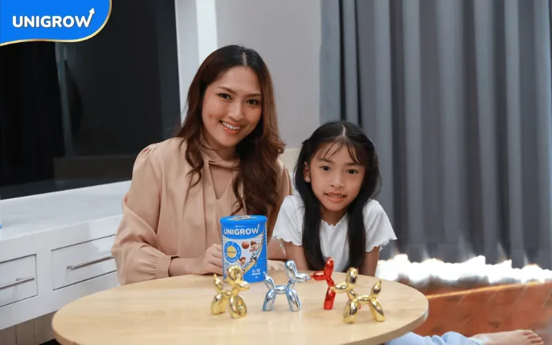 คุณแม่ตูน และลูกสาว น้องเซจู อายุ 7 ขวบ